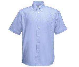 Fruit of the Loom SC405 - Oxford Shirt Short Sleeves (62-112-0) Oxford Blue