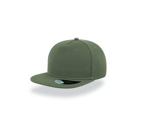 Atlantis AT090 - 5 panel flat visor cap Grey