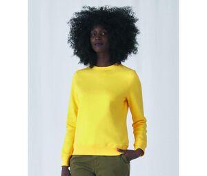 B&C BCW01Q - Straight Sleeve Sweatshirt 280 QUEEN Yellow Fizz