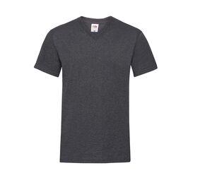 Fruit of the Loom SC234 - Valueweight V-Neck T (61-066-0) Dark Heather Grey