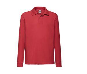 Fruit of the Loom SC3201 - Children's polo shirt Red