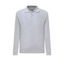 Fruit of the Loom SC3201 - Children's polo shirt Heather Grey