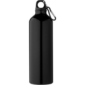 PF Concept 100297 - Oregon 770 ml aluminium water bottle with carabiner Solid Black