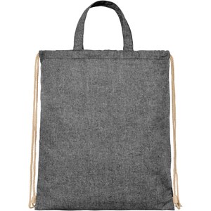 PF Concept 120460 - Pheebs 210 g/m² recycled drawstring bag 6L Heather Black