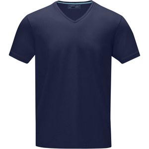 Elevate NXT 38016 - Kawartha short sleeve men's GOTS organic V-neck t-shirt Navy