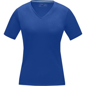 Elevate NXT 38017 - Kawartha short sleeve women's GOTS organic V-neck t-shirt Pool Blue