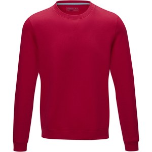 Elevate NXT 37512 - Jasper men’s GOTS organic recycled crewneck sweater Red