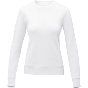 Elevate Essentials 38232 - Zenon women’s crewneck sweater White