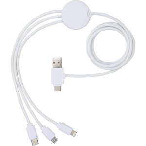 PF Concept 124184 - Pure 5-in-1 charging cable with antibacterial additive White
