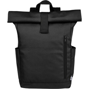 PF Concept 120659 - Byron 15.6" GRS RPET roll-top backpack 18L Solid Black