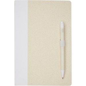 PF Concept 107811 - Dairy Dream A5 size reference recycled milk cartons notebook and ballpoint pen set White