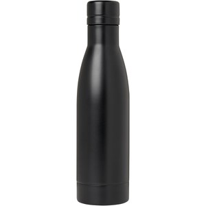 PF Concept 100736 - Vasa 500 ml RCS certified recycled stainless steel copper vacuum insulated bottle Solid Black