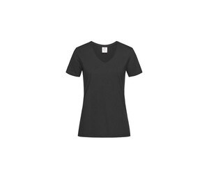 STEDMAN ST2700 - V-neck T-shirt for women Black Opal