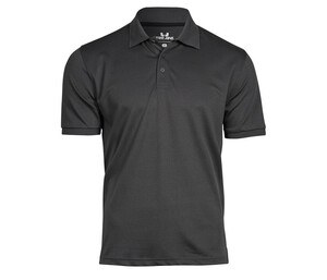 TEE JAYS TJ7000 - Recycled polyester/elastane polo shirt Dark Grey
