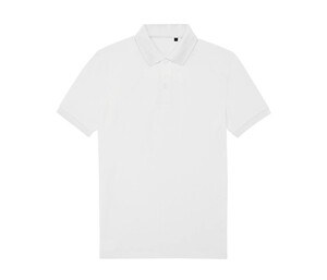 B&C BCU428 - Men's 65/35 recycled polyester poloshirt White