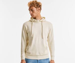 Russell RU209M - Pure Organic high neck hooded sweatshirt