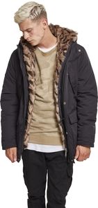 Urban Classics TB2431C - Hooded Faux Fur Parka