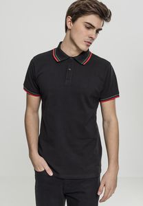 Urban Classics TB2063C - Double Stripe Poloshirt