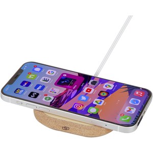 Tekiō® 124310 - Cerris 15W cork wireless charging pad